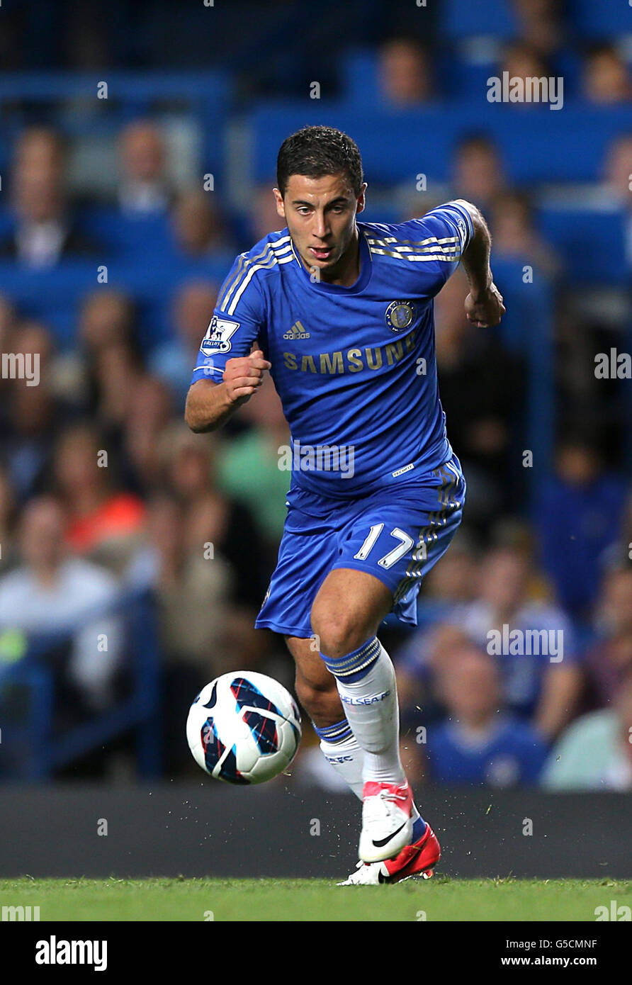 Soccer - Barclays Premier League - Chelsea v Reading - Stamford Bridge. Eden Hazard, Chelsea Stock Photo