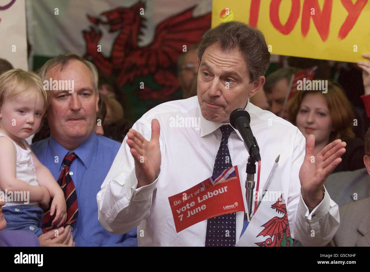 Blair election campaign Stock Photo - Alamy