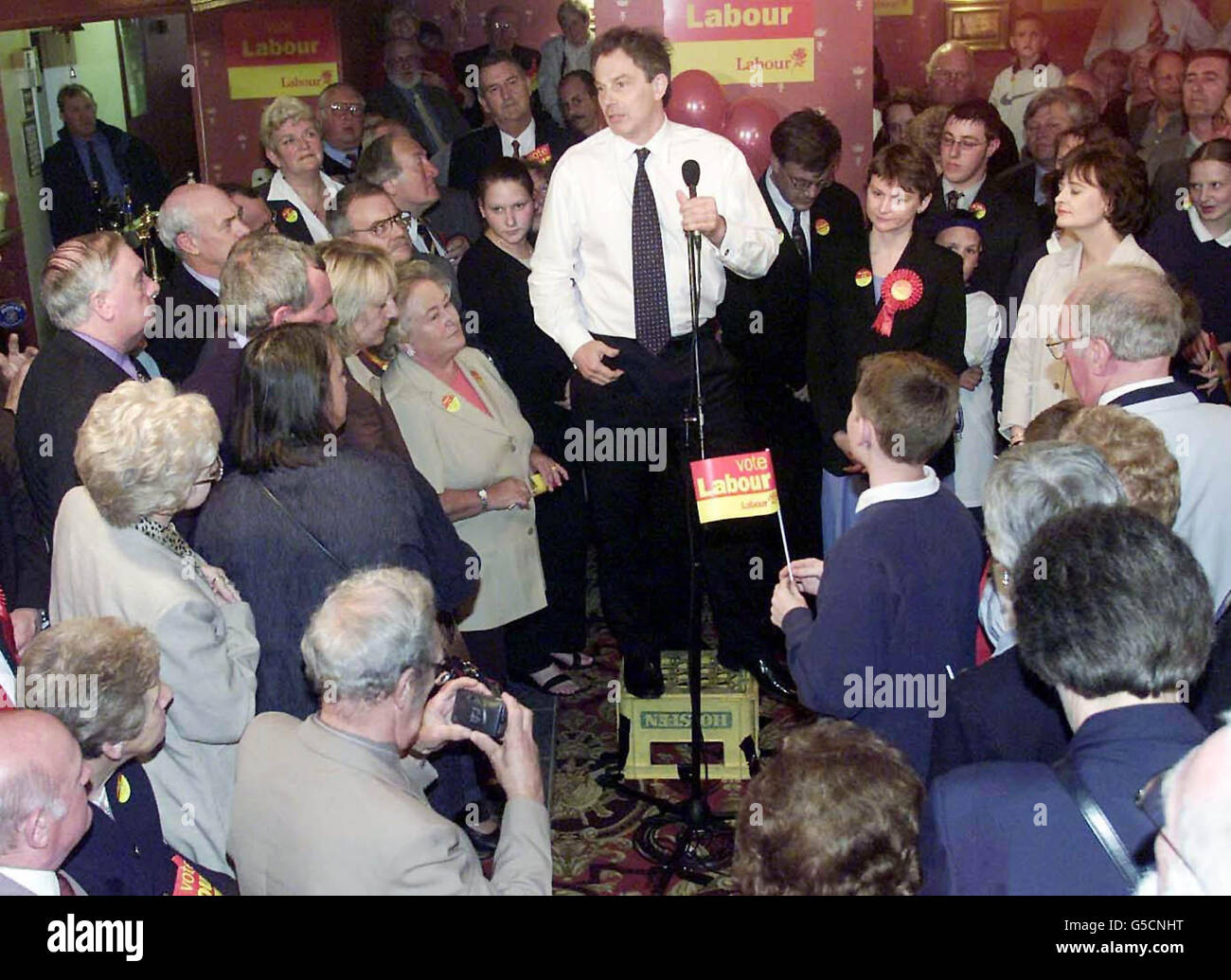 Blair election campaign Stock Photo - Alamy
