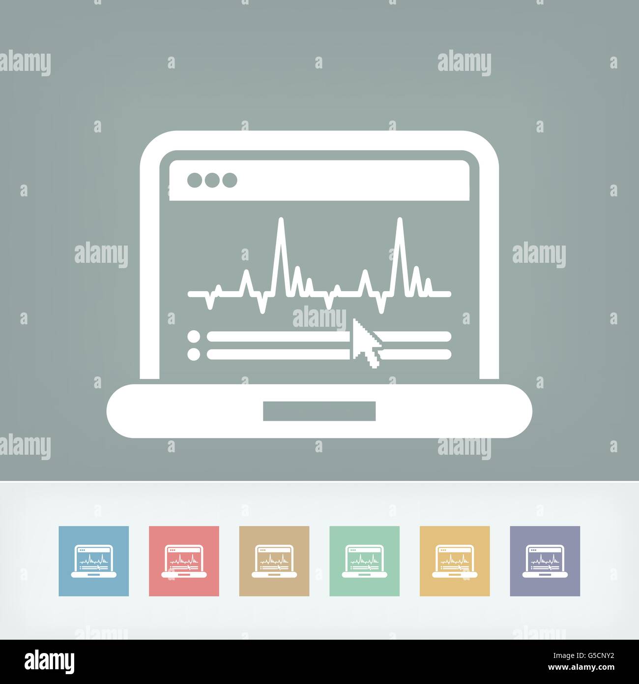 Graphic diagram computer icon Stock Vector Image & Art - Alamy