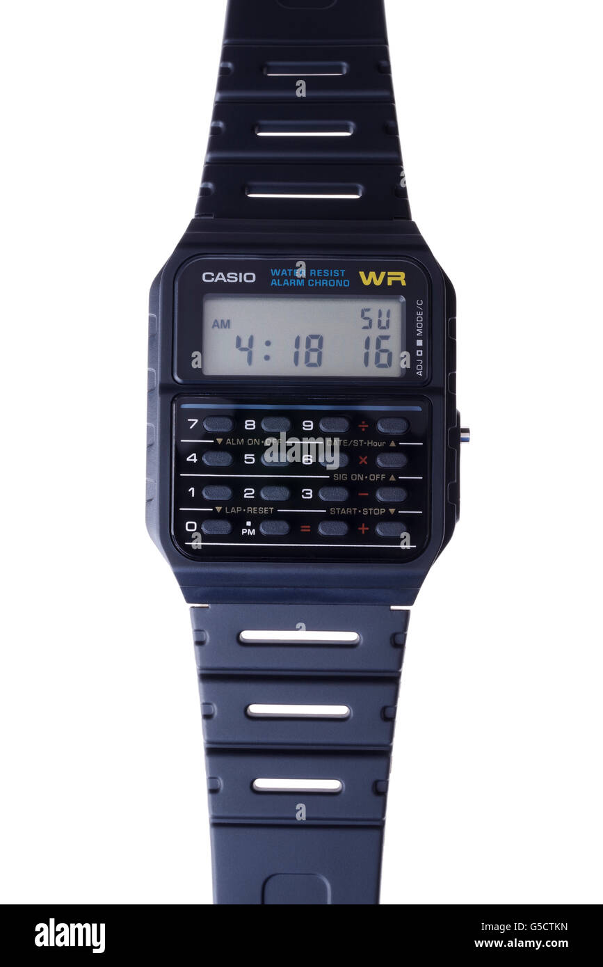 Casio Databank Calculator Watch Ca 53w 1z 80 S Icon Stock Photo Alamy