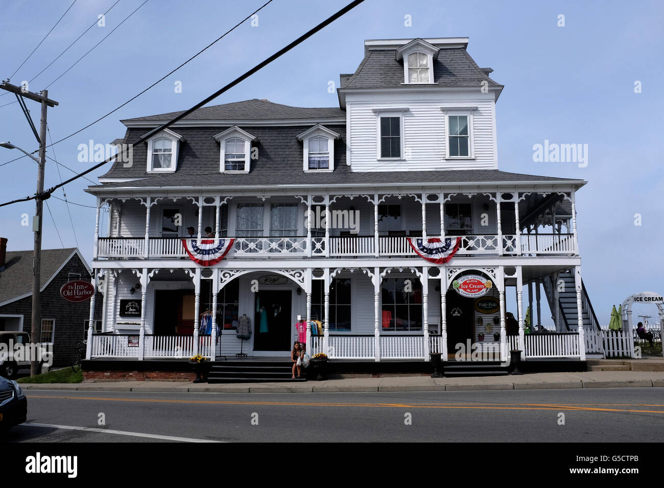 The Inn at Old Harbor, Block Island, Rhode Island Stock Photo Alamy