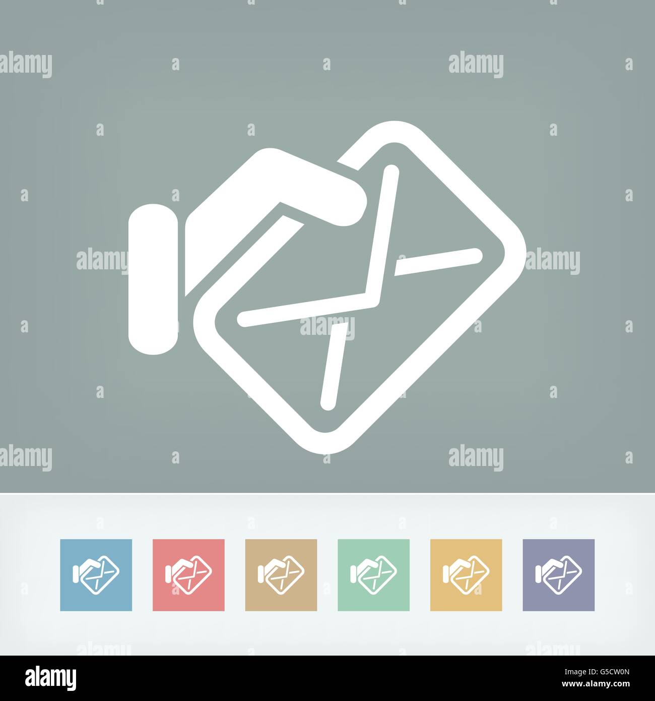 Mail icon concept Stock Vector Image & Art - Alamy