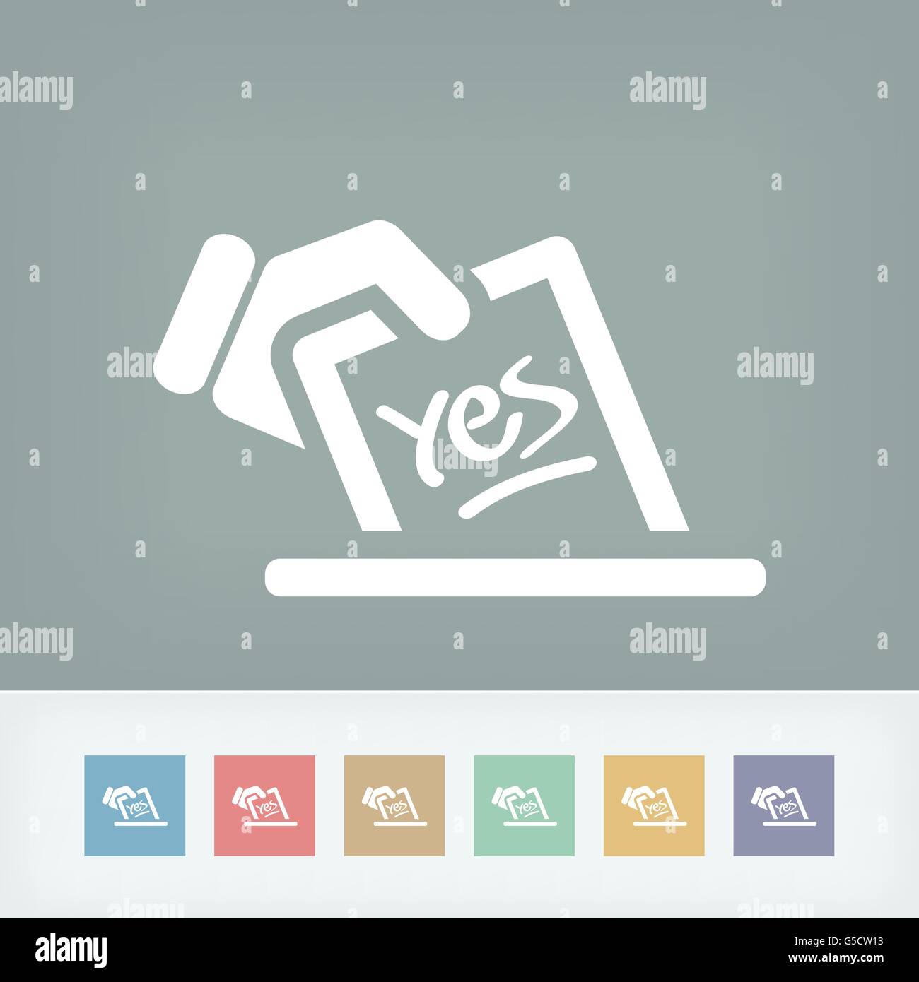 Vote concept icon Stock Vector Image & Art - Alamy