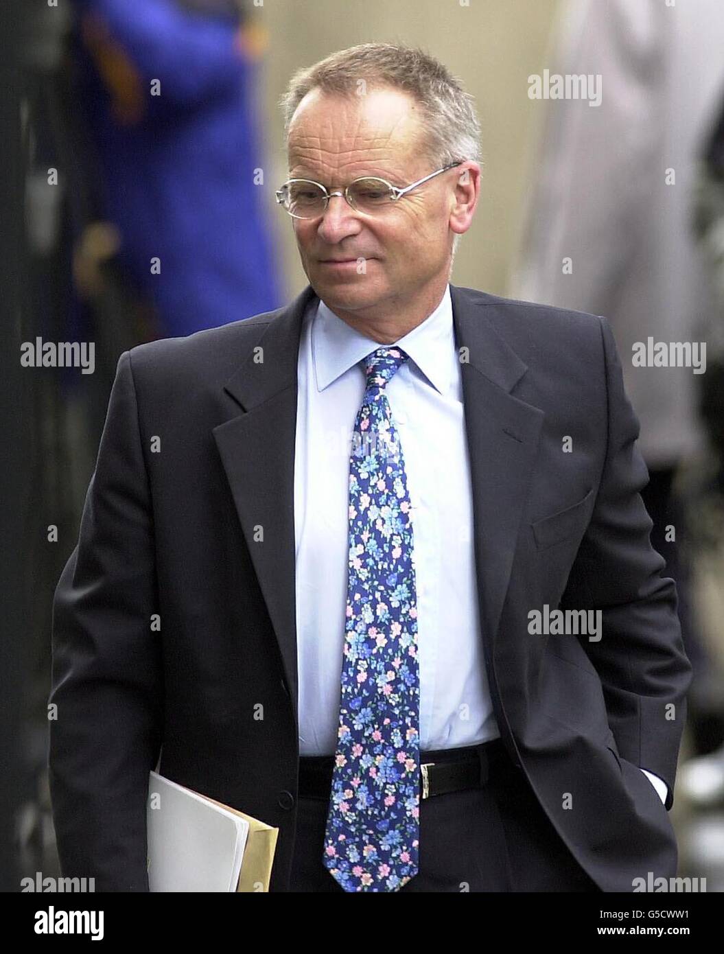 London Old Bailey Archer Arrives Stock Photo Alamy