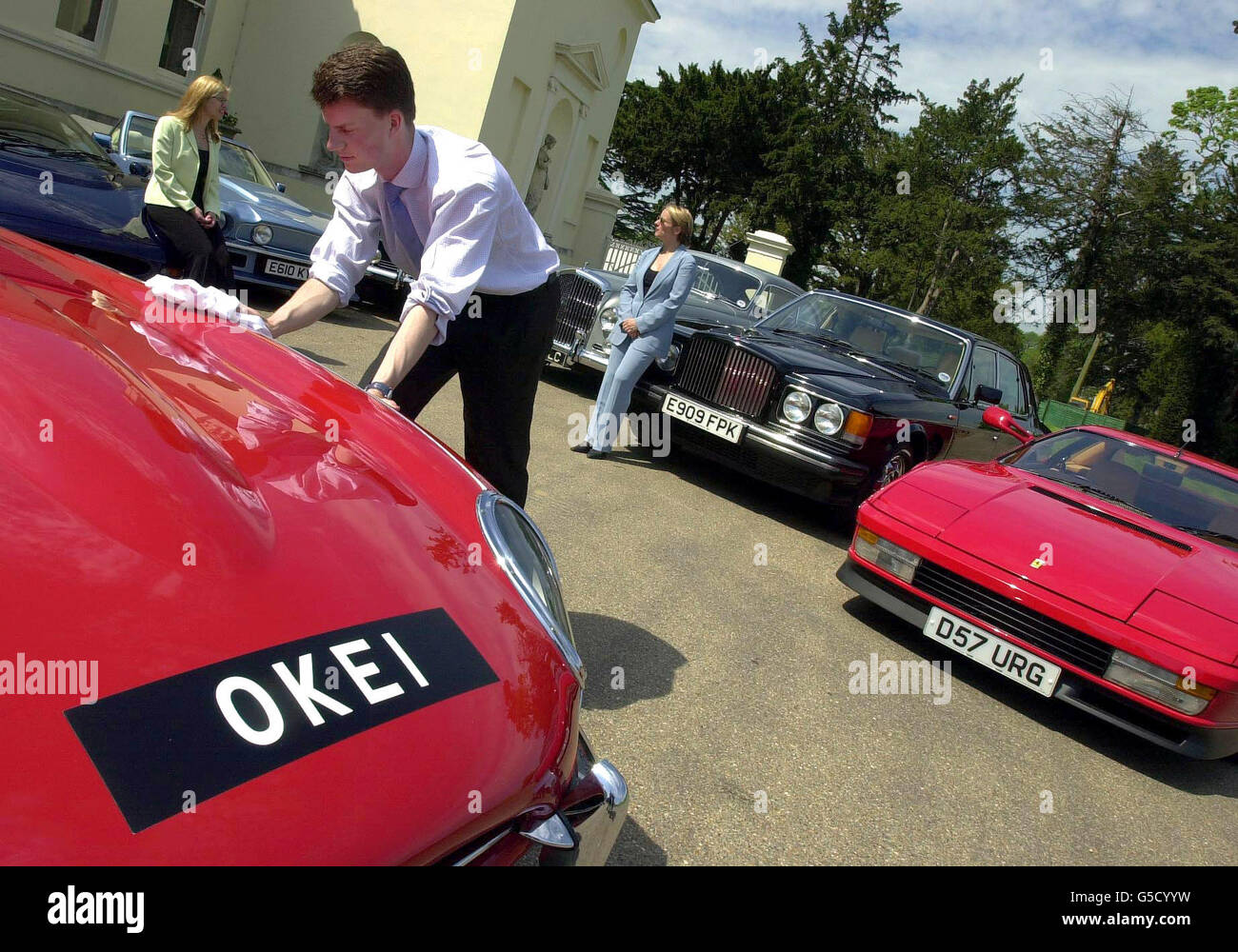 Elton John's cars Stock Photo