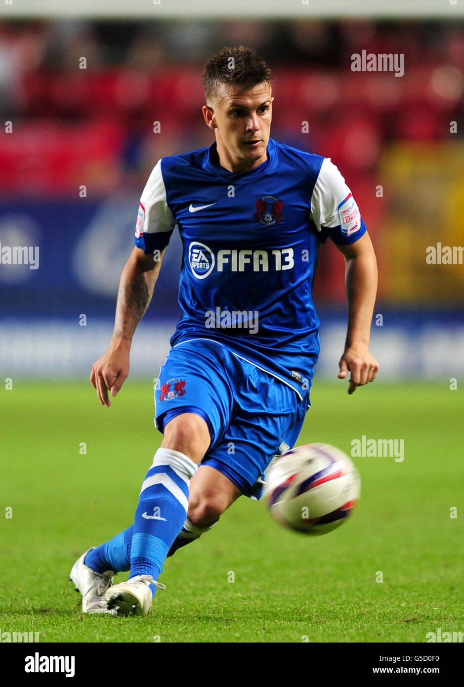 Soccer - Capital One Cup - First Round - Charlton Athletic v Leyton Orient - The Valley Stock Photo