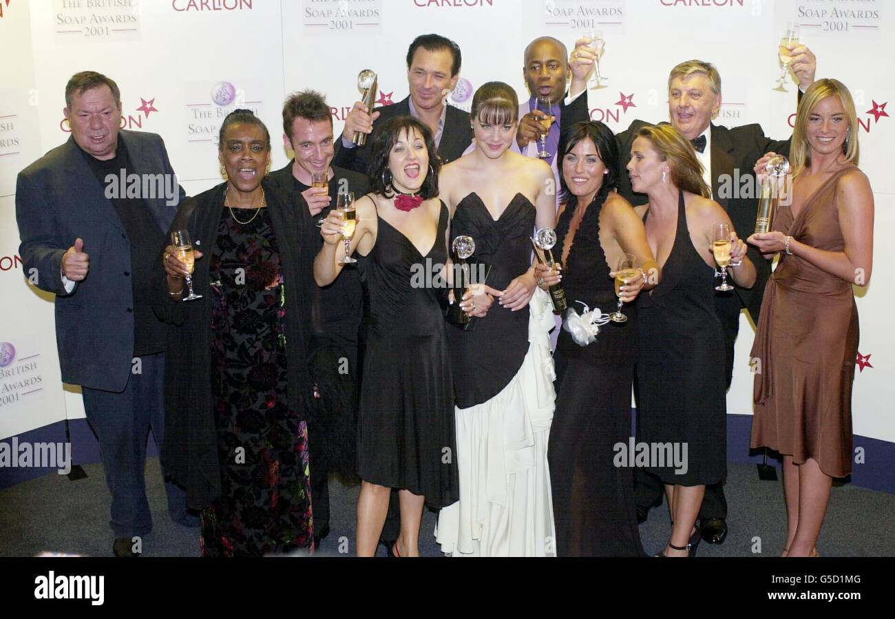 Soap Awds EastEnders cast Stock Photo Alamy
