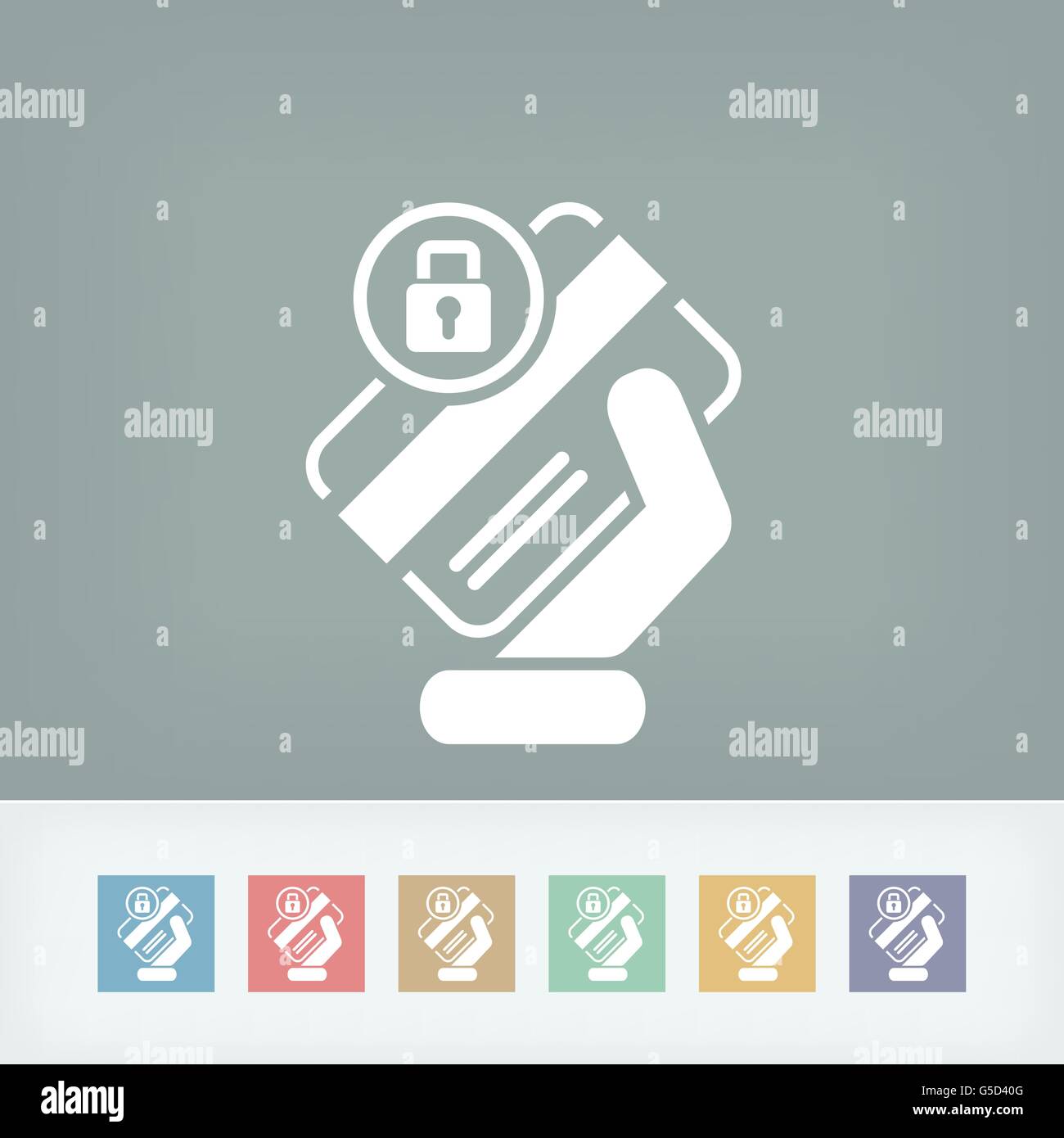 Locked credit card Stock Vector Image & Art Alamy