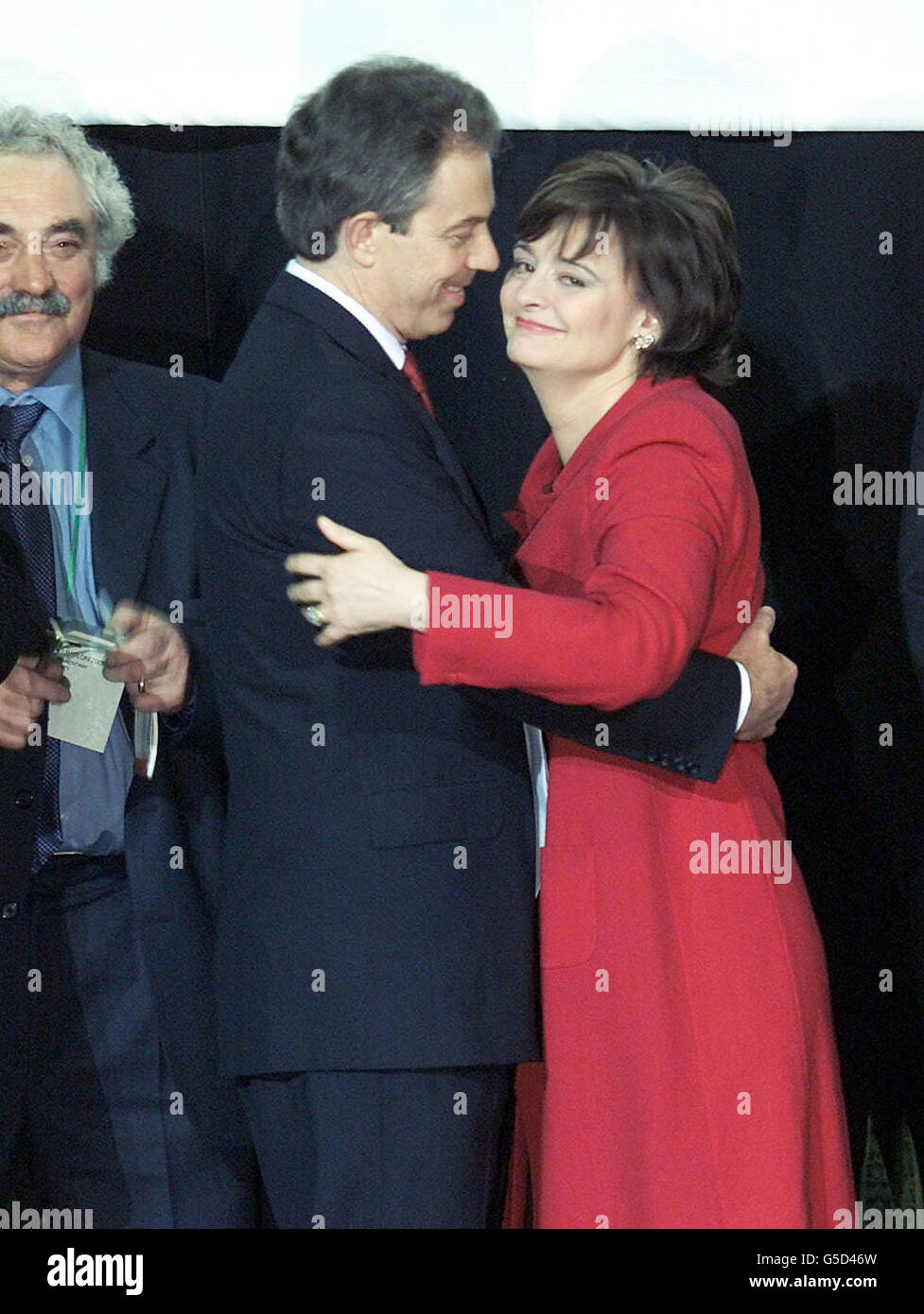 Elections Blair wins Sedgefield Stock Photo - Alamy