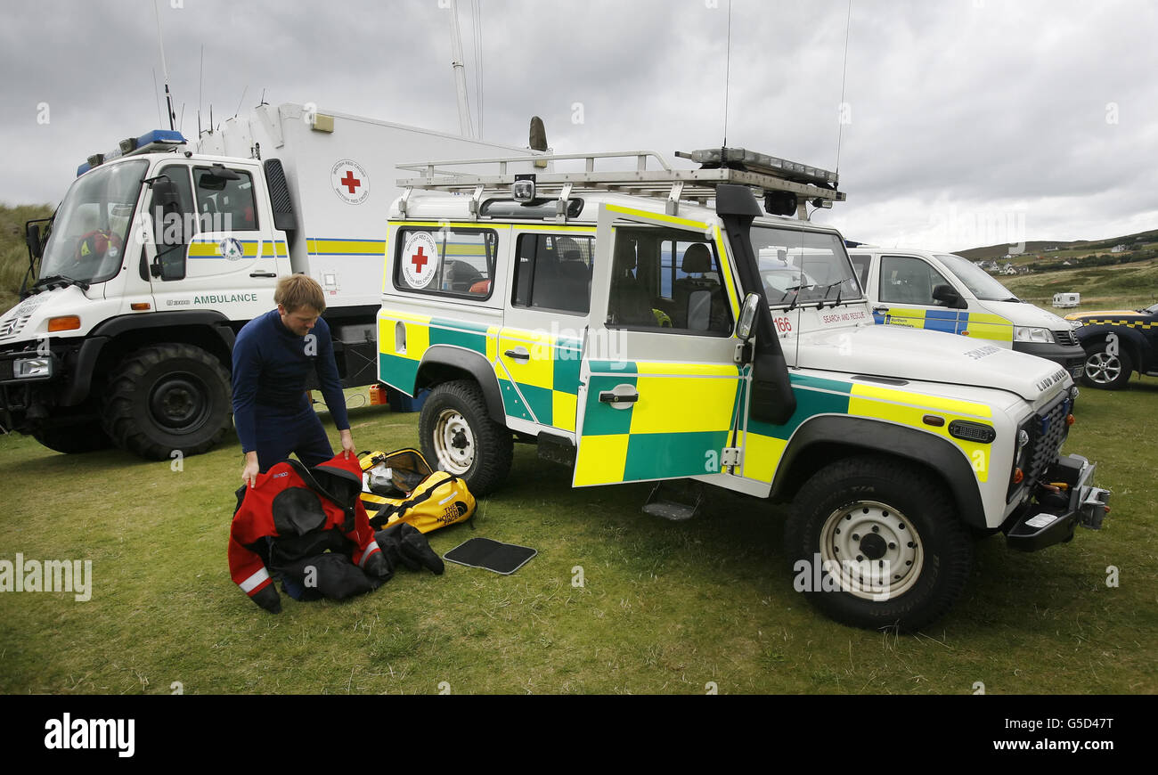 A member of the Search and Rescue team (name not known) in Gairloch