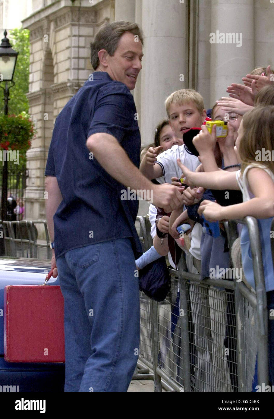 Blair Downing Street Stock Photo - Alamy