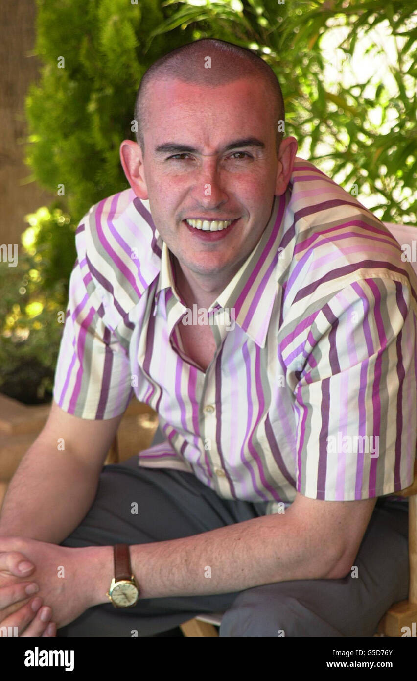 British comedian Steve Coogan during a photocall to promote 'The Parole Officer', a forthcoming British FIlm at the 54th Cannes Film Festival in France. Stock Photo