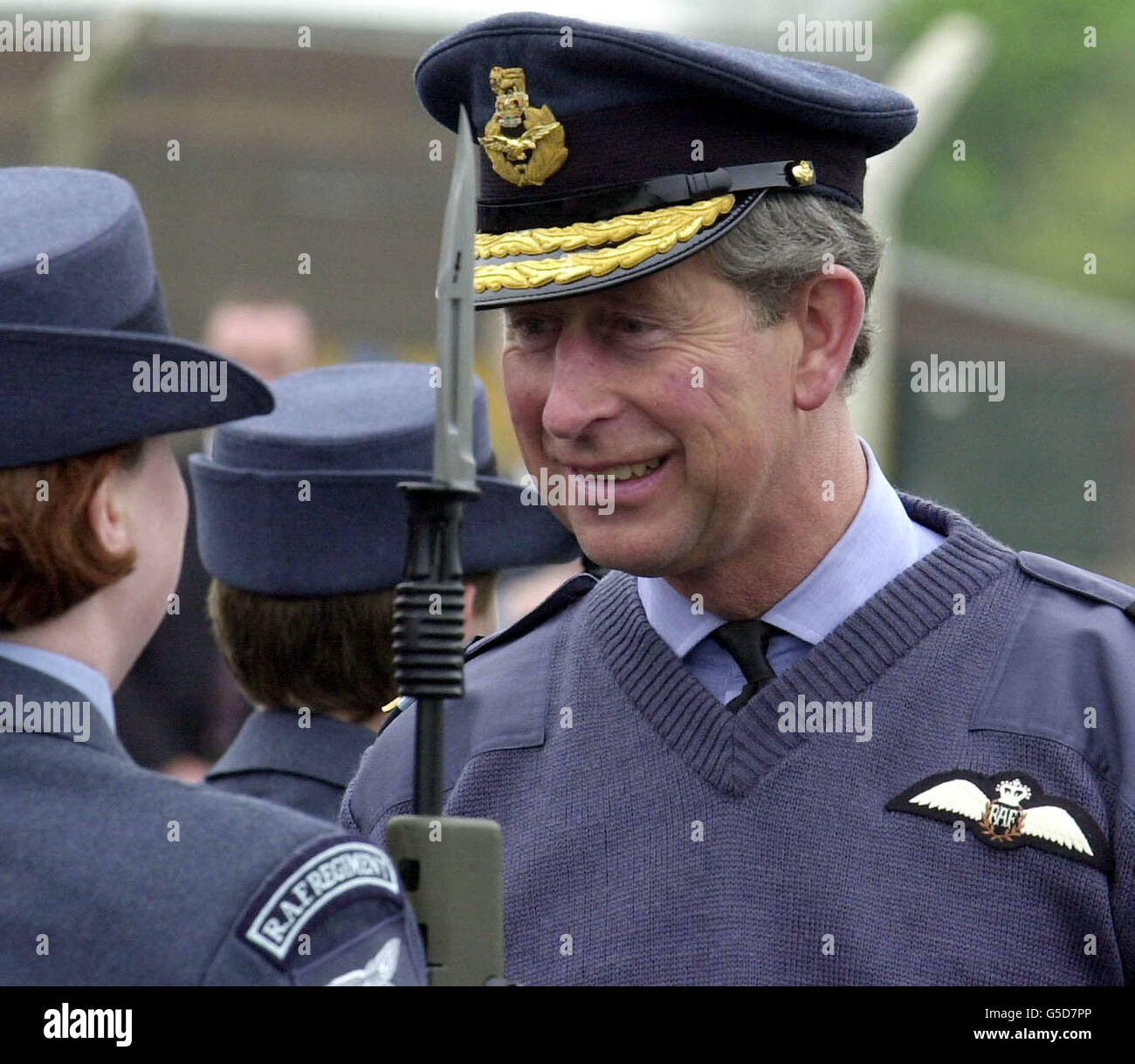 Prince of Wales RAF Lyneham Stock Photo Alamy