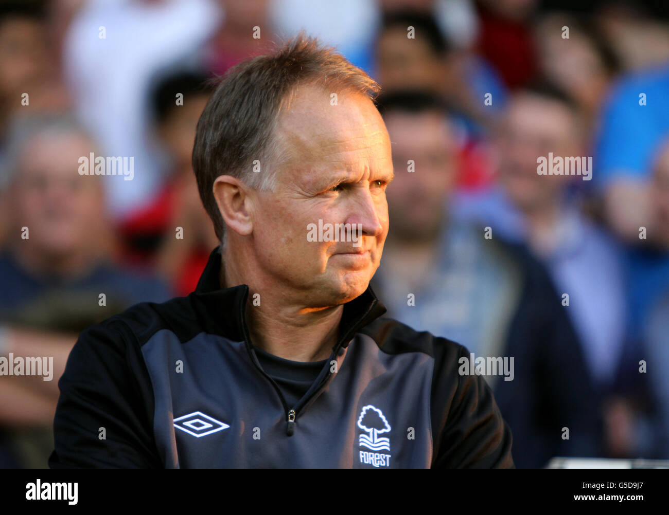 Nottingham Forest manager Sean O'Driscoll prior to the Pre-Season Friendly match at the City Ground, Nottingham. Stock Photo