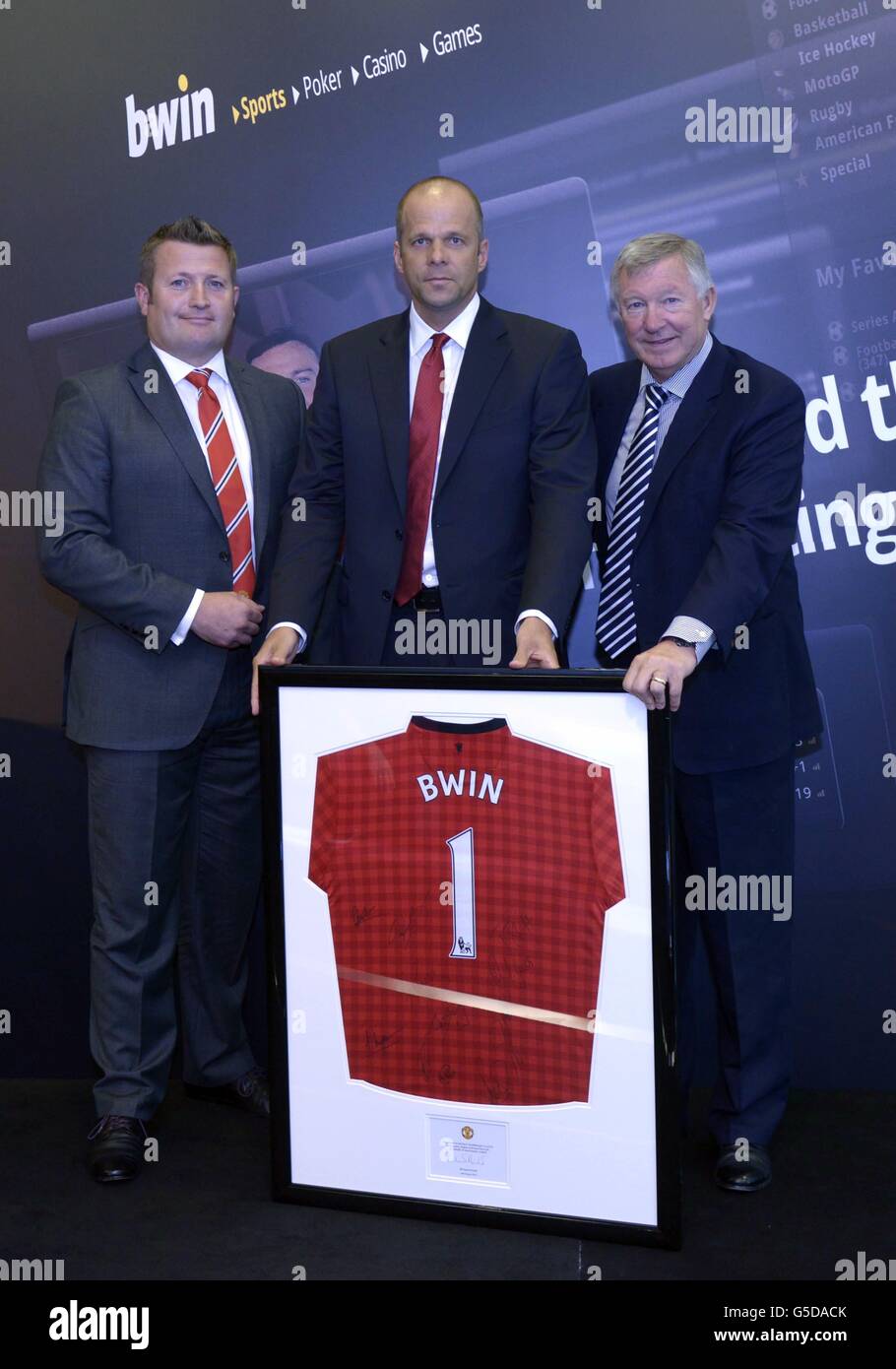 Bwin and Manchester United Stock Photo - Alamy