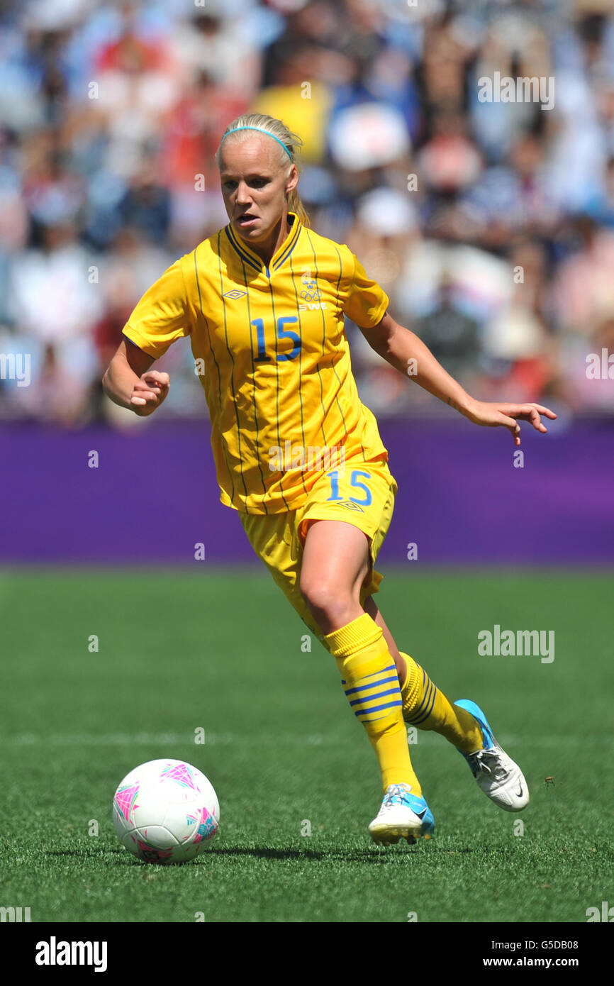 London Olympic Games - Day 1. Swden's Caroline Seger during the Group F ...