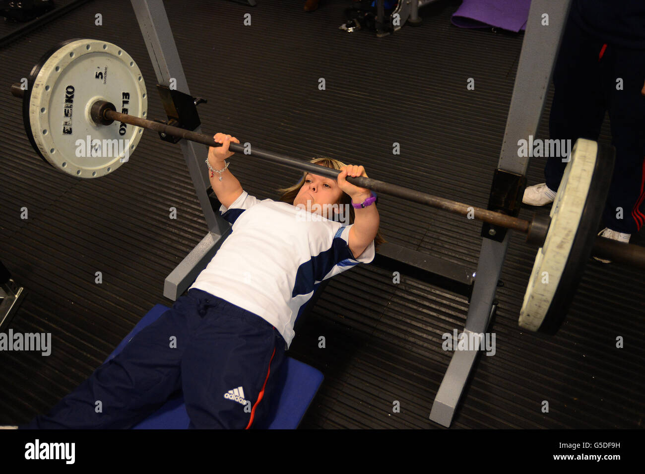 Great britains zoe newson powerlifting training bath sports training