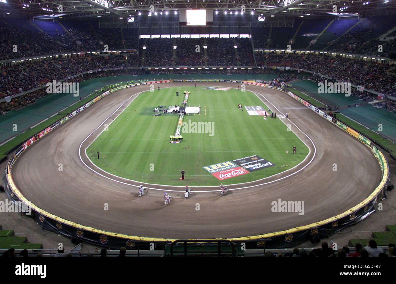 Cardiff Speedway Grand Prix Stock Photo Alamy