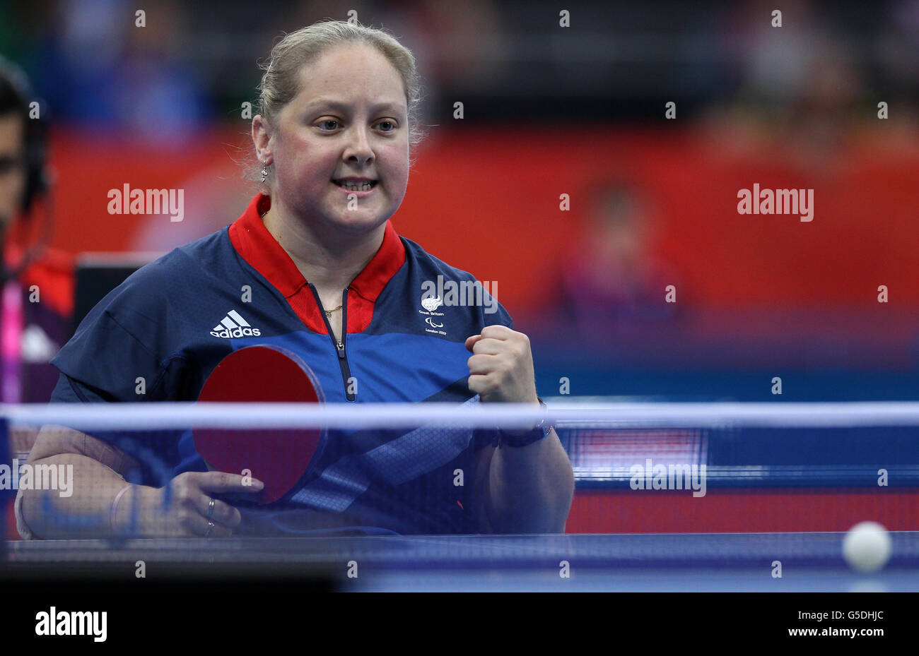 Great Britain's Sara Head During The Table Tennis At The Paralympic 