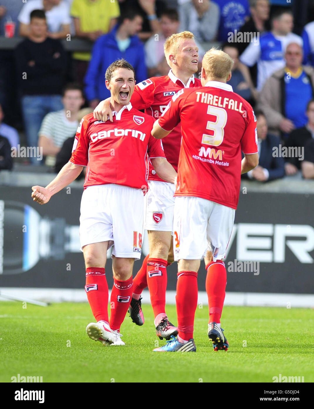 Soccer - npower Football League Two - Bristol Rovers v Morecambe - Memorial Stadium Stock Photo