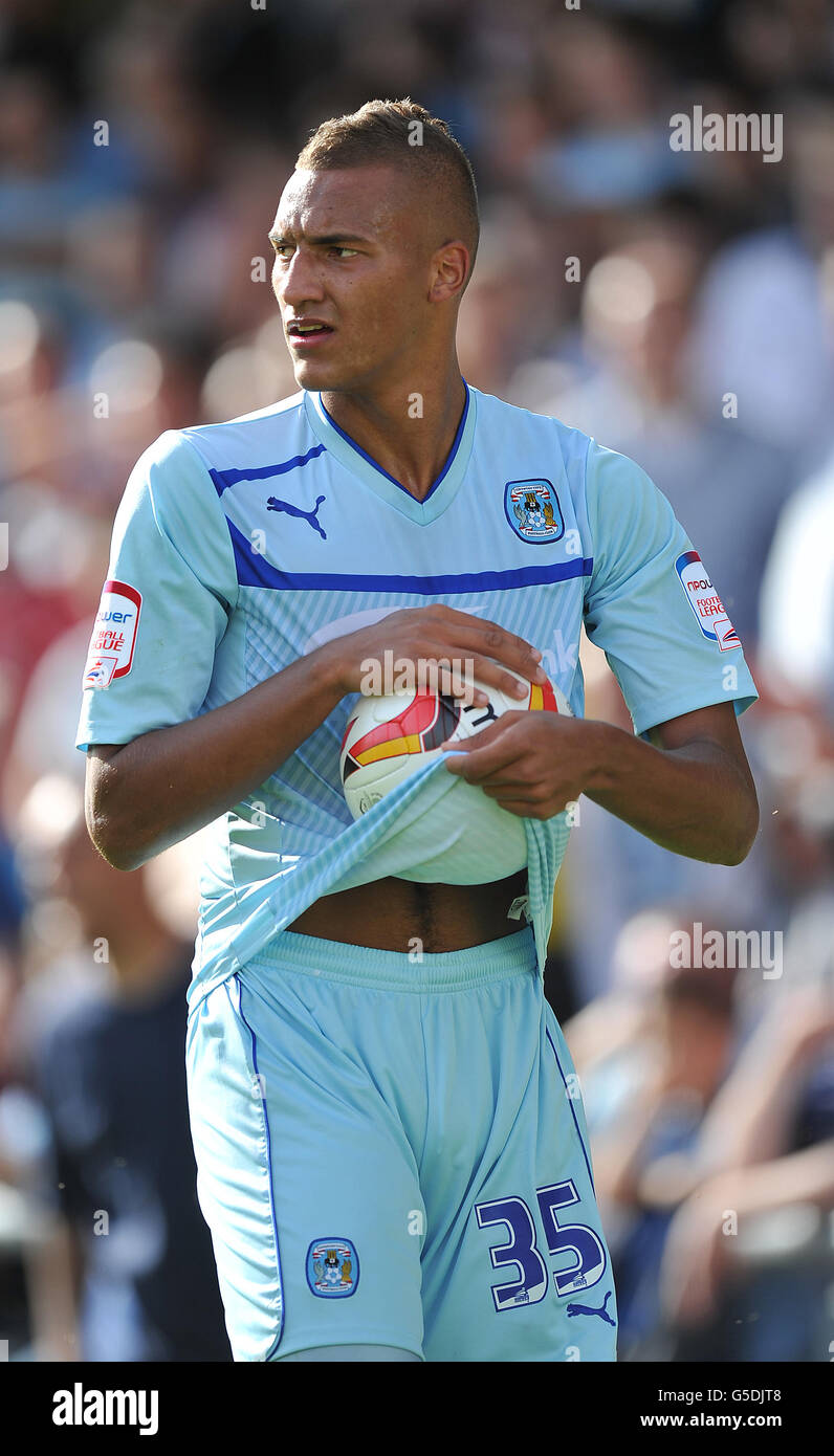 Coventry City's Reece Brown during the npower Football League One match at Gresty Road, Crewe. Stock Photo