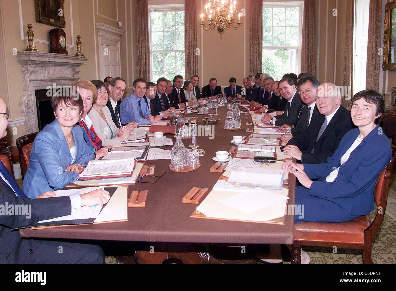 Blair's New Government Stock Photo Alamy