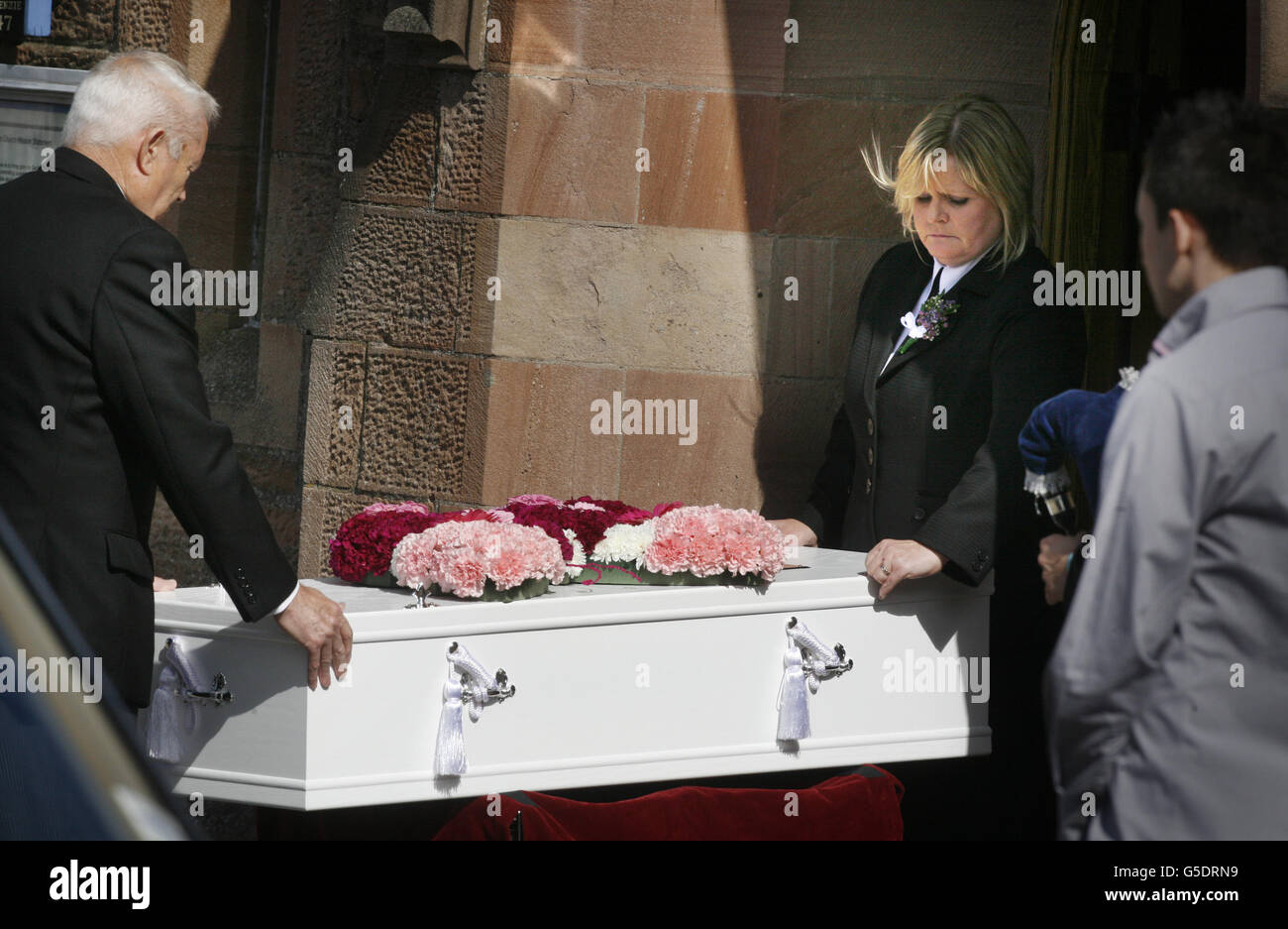 The coffin of fiveyearold Grace Mackay, who died after a canoeing