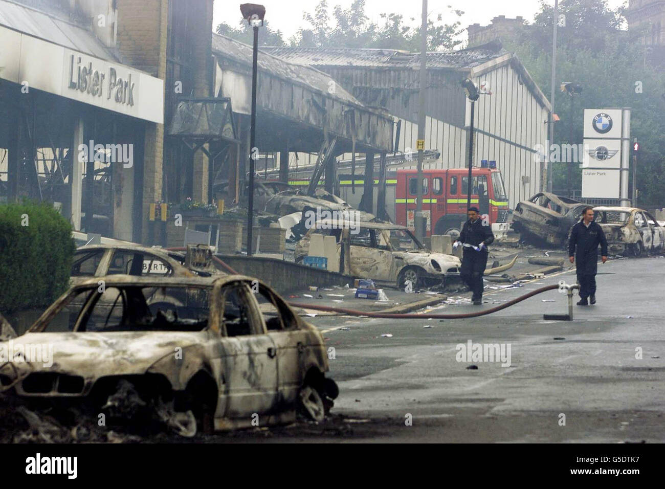 Bradford Riots Stock Photo Alamy