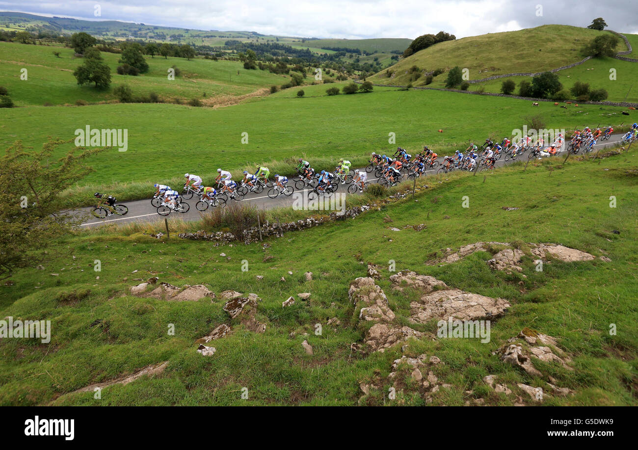 Cycling - Tour of Britain - Stage Two Stock Photo