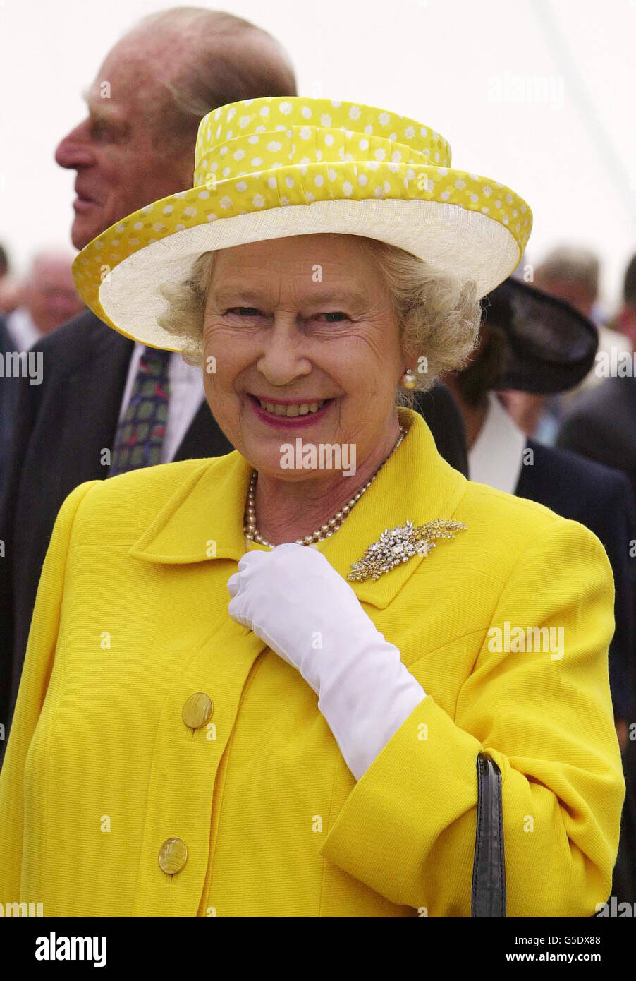 Jersey Channel Islands Queen visit Stock Photo Alamy