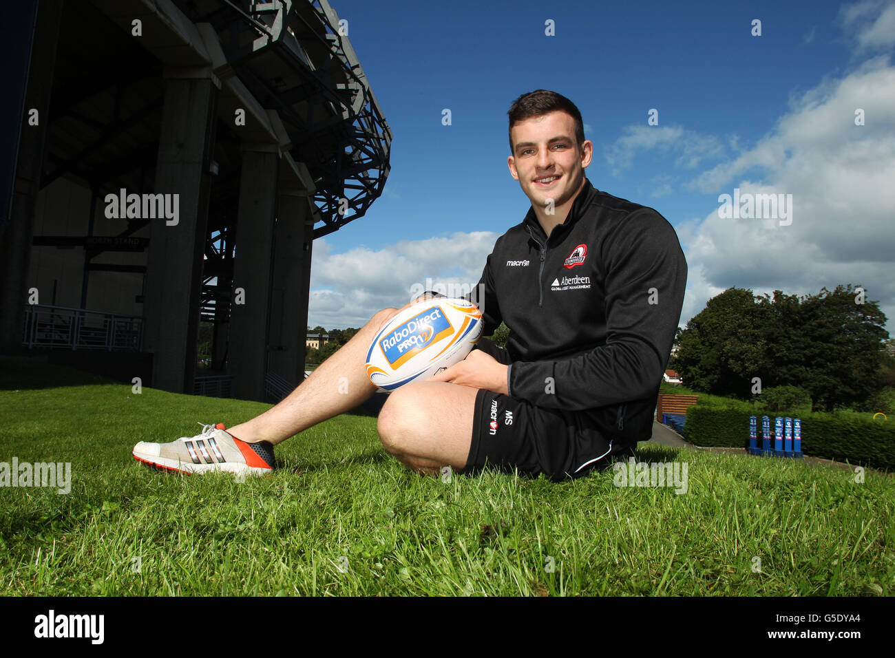 Rugby Union Edinburgh Team Announcement Murrayfield Stock Photo Alamy