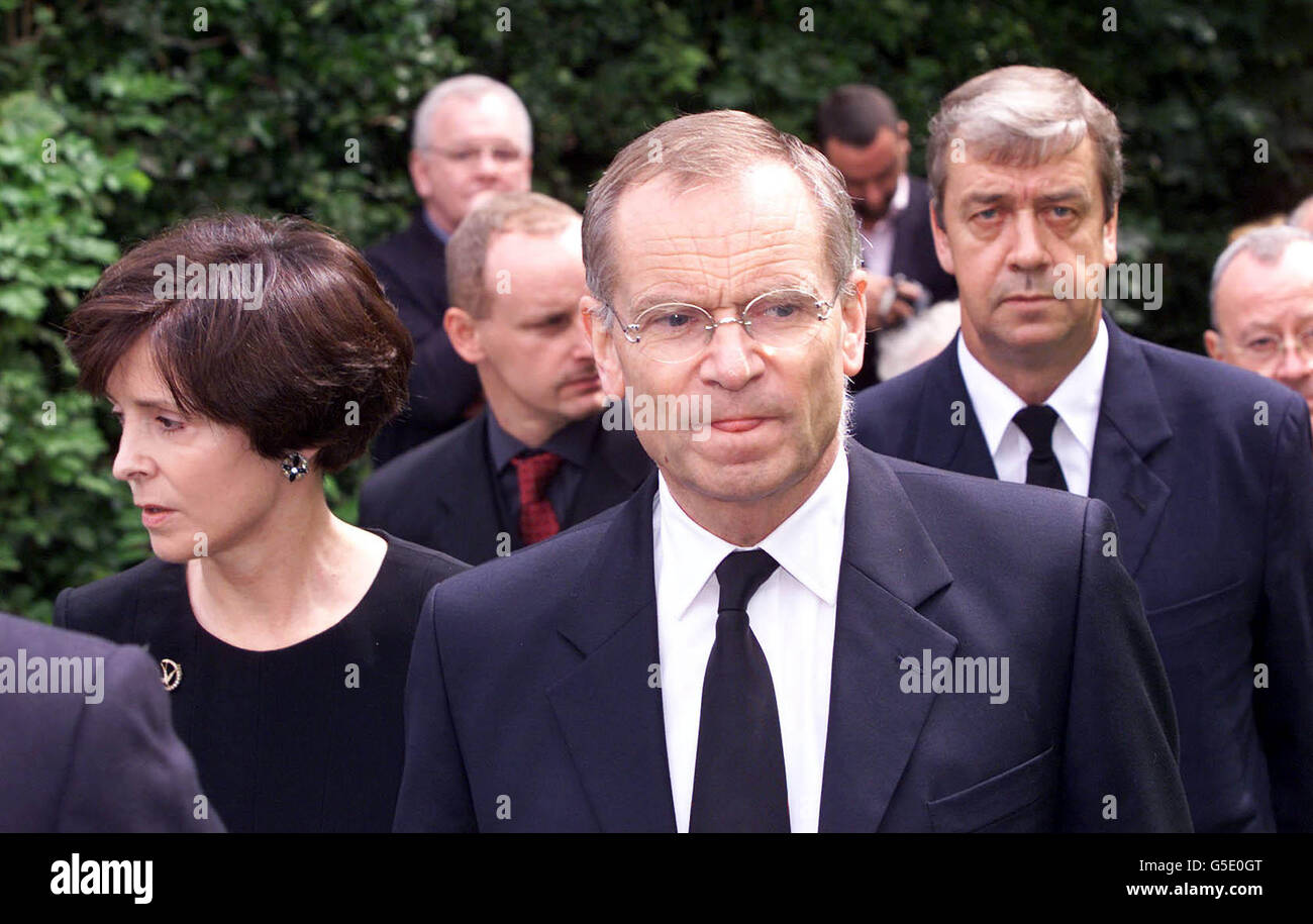 Lord Archer and his wife, Mary, arrive at at the Parish church of St Andrew and St Mary in Grantchester, Cambridgeshire for the memorial service of Archer's mother Lola Hayne. * Lola died 11 days ago as the Archer trial at the Old Bailey was coming to a close. The news of his mother's worsening condition was given to Archer during his trial and the peer was given permission to go to her bedside at her nursing home in Saffron Walden, Essex. Mrs Hayne died aged 87. Stock Photo
