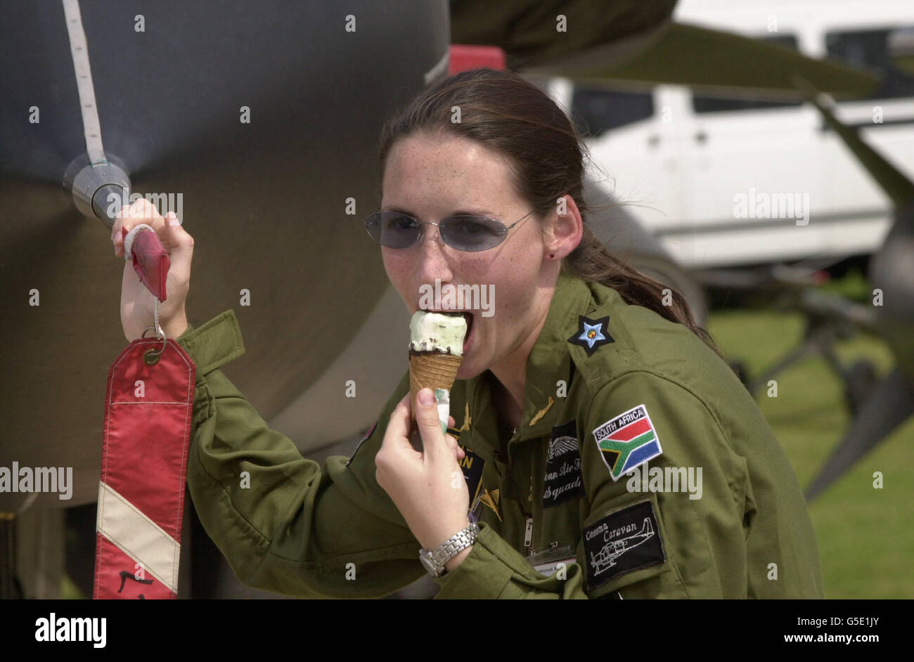 Air Show pilot Stock Photo Alamy
