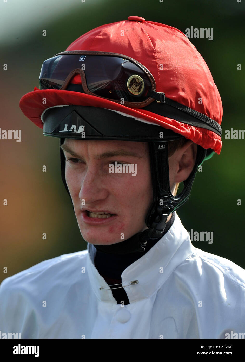 Horse Racing Wolverhampton Races. Daniel Muscutt, Jockey Stock Photo Alamy