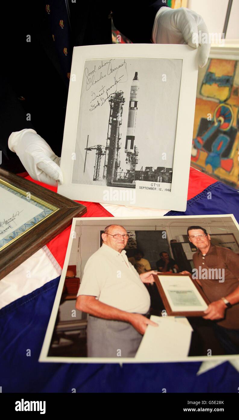 Space memorabilia auction Stock Photo Alamy