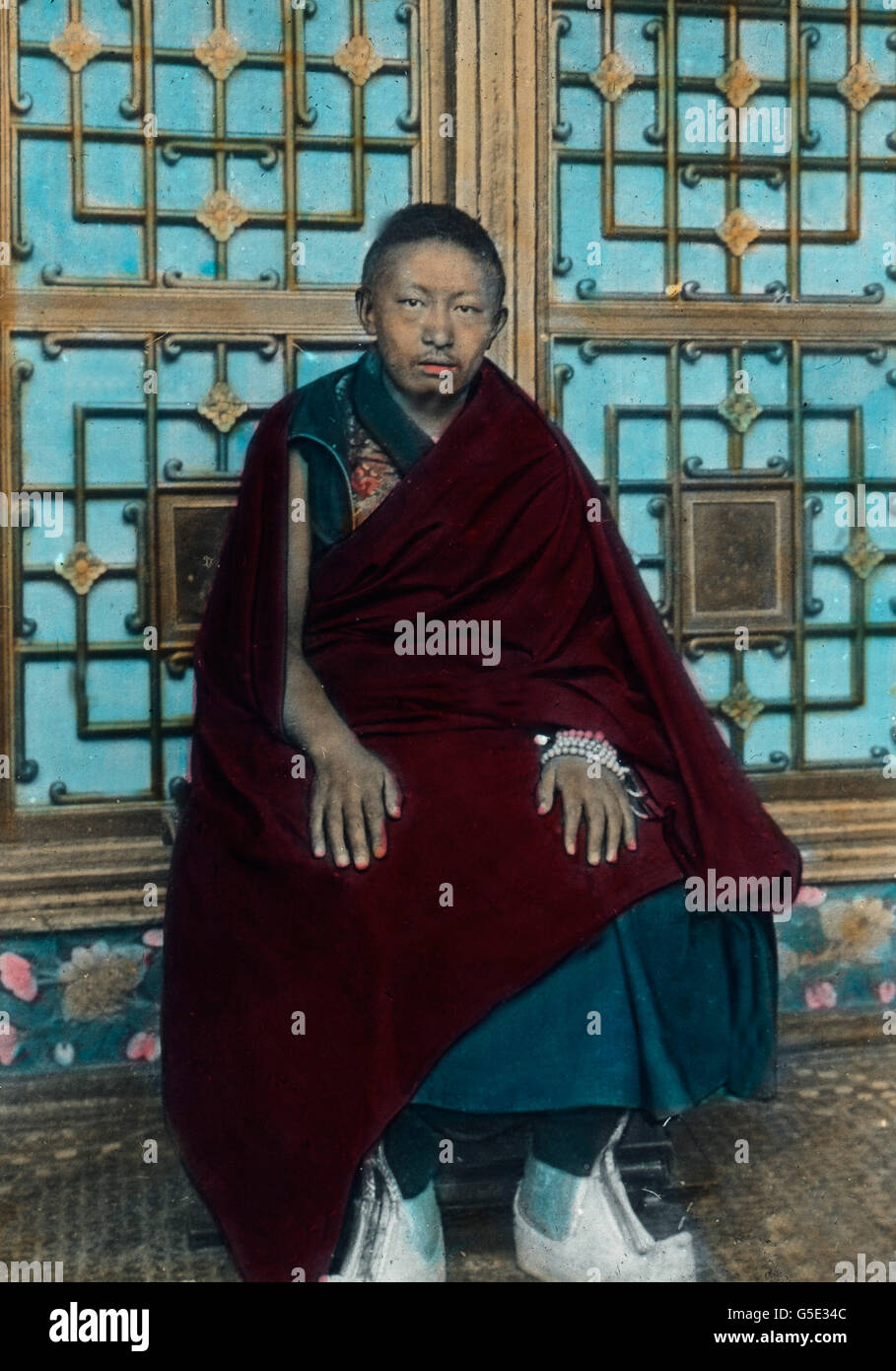 Der heiligste Mann in Tibet. Tibet's most holy man. travel,