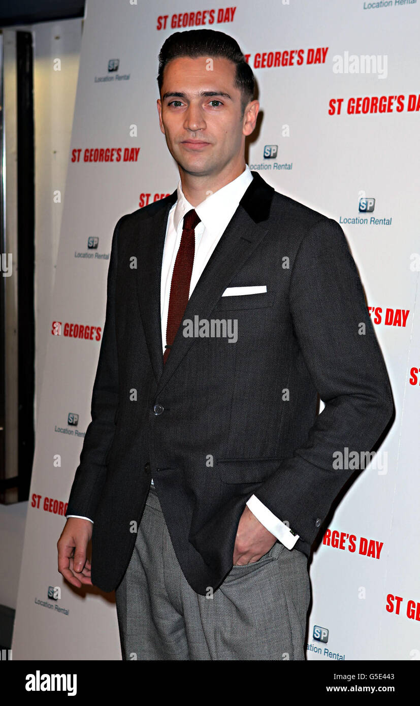 'St George's Day' Premiere - London Stock Photo
