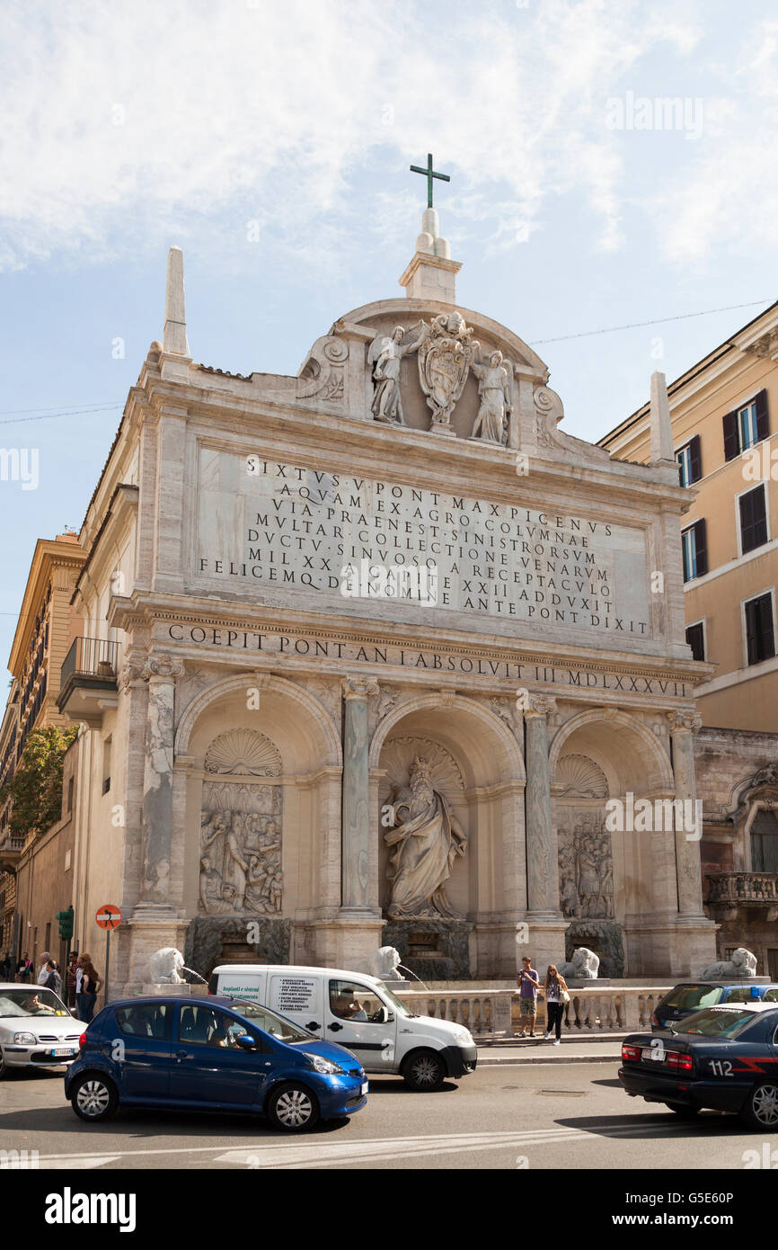 Santa Maria della Vittoria Church, Via Vittorio Emanuele Ormando, Rome, Lazio, Italy, Europe Stock Photo