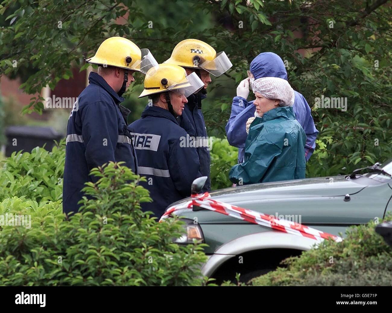 House Fire Manchester Stock Photo Alamy