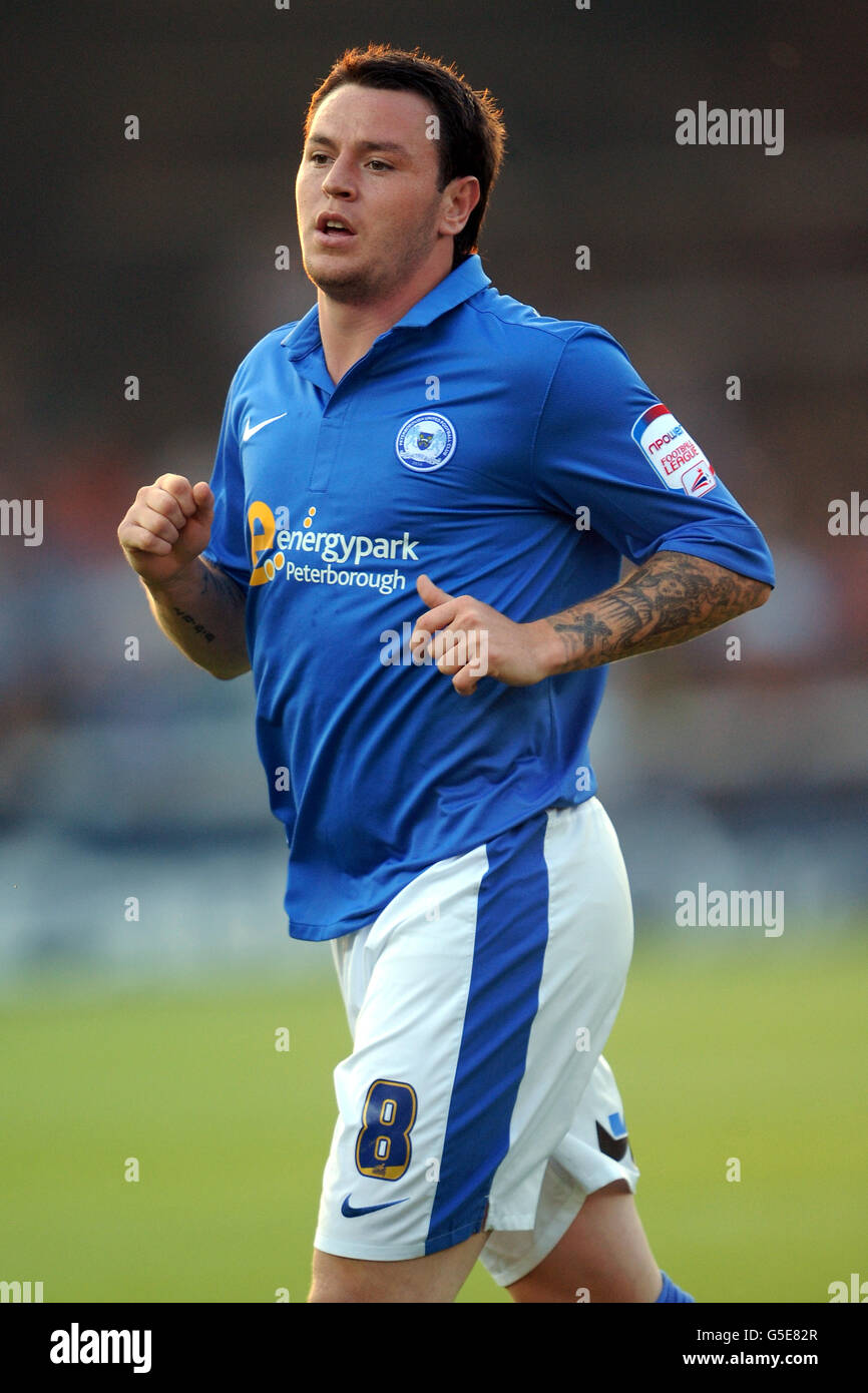 Lee Tomlin Peterborough United Stock Photo Alamy