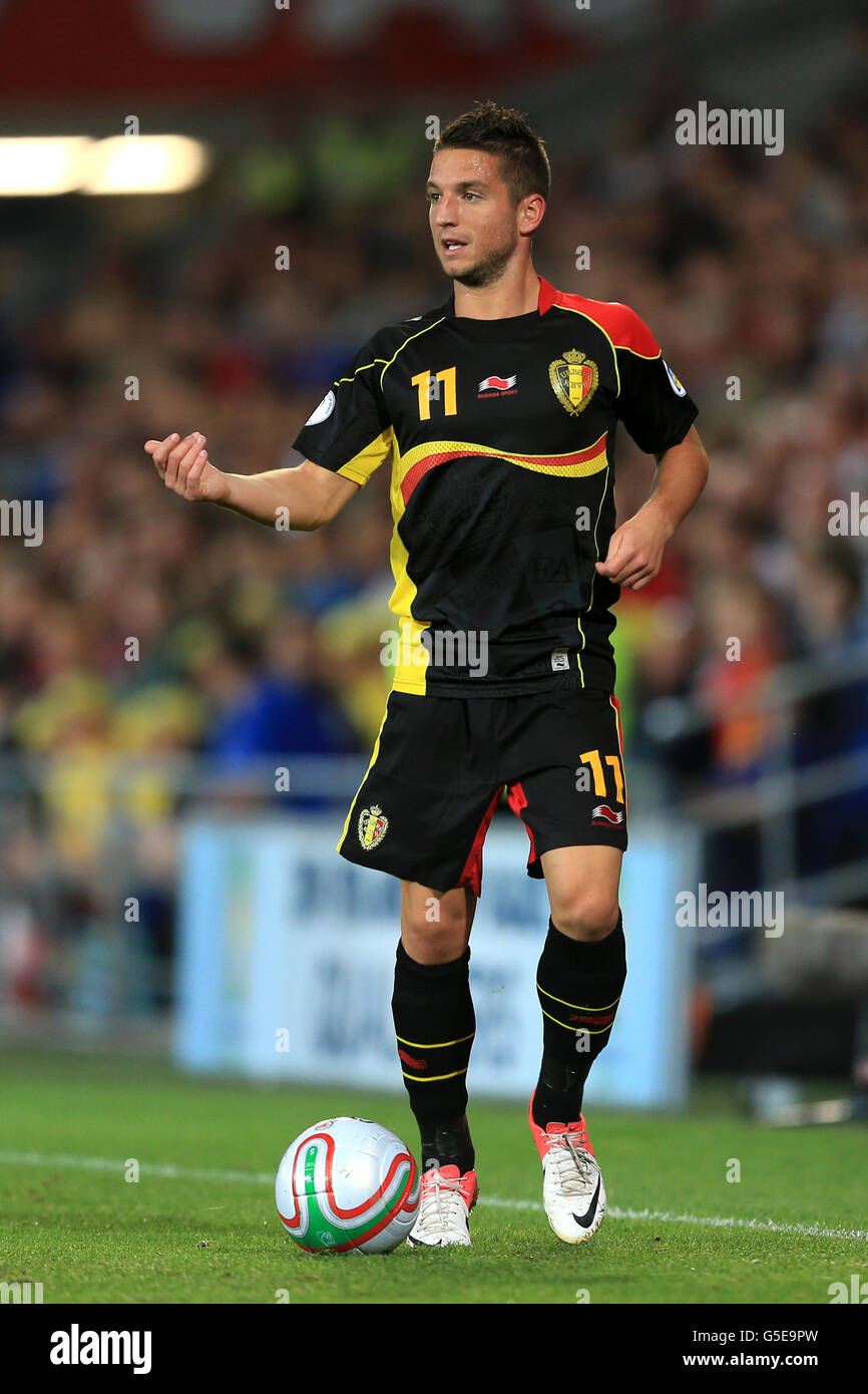 Soccer - 2014 FIFA World Cup - Qualifier - Group A - Wales v Belgium - Cardiff City Stadium. Dries Mertens, Belgium Stock Photo