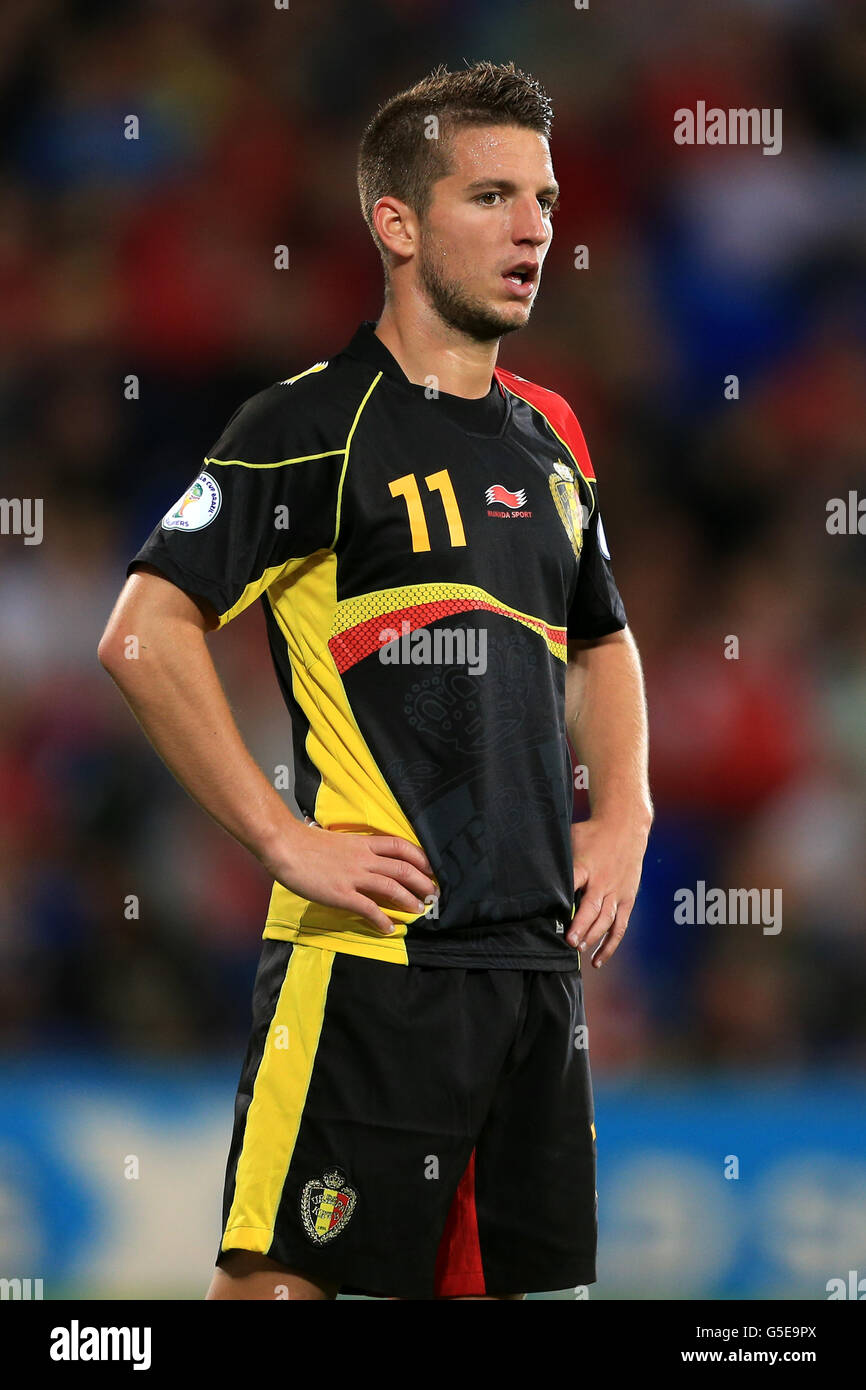 Soccer - 2014 FIFA World Cup - Qualifier - Group A - Wales v Belgium - Cardiff City Stadium. Dries Mertens, Belgium Stock Photo