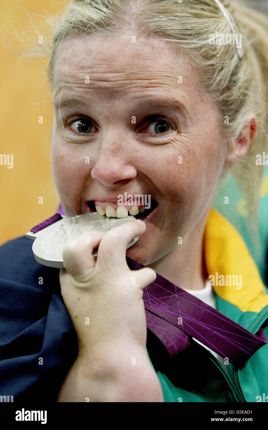 Irish Olympians return Stock Photo