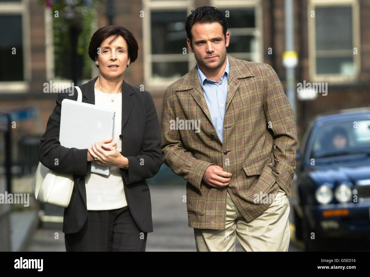 Mary Archer, the wife of disgraced Tory peer Lord Archer, arrives with