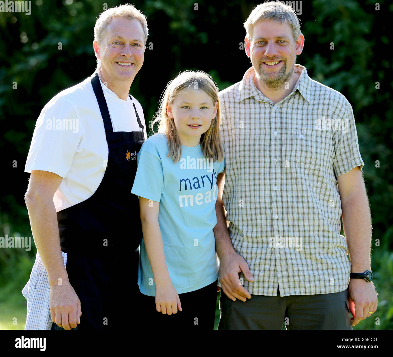 Nick Nairn Cooks For Martha Payne Stock Photo Alamy
