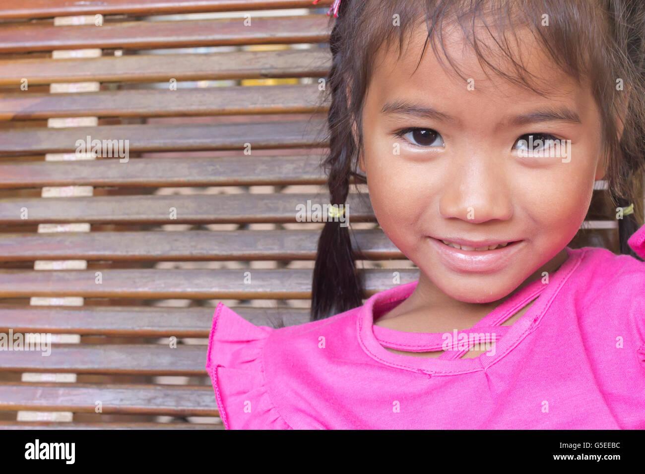 Thai little girl hi-res stock photography and images - Alamy