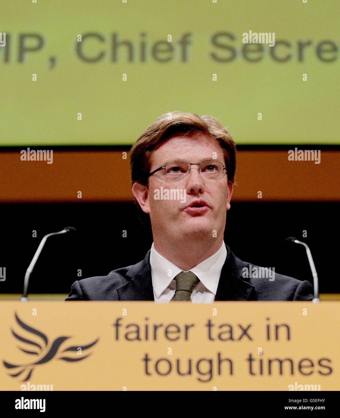 Danny Alexander Danny Alexander, Chief Secretary to the Treasury, addresses the Liberal ...