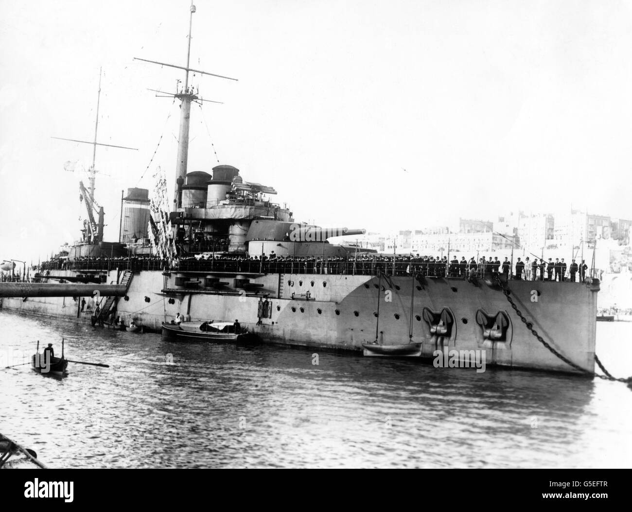 World War One - French Navy - La France Stock Photo