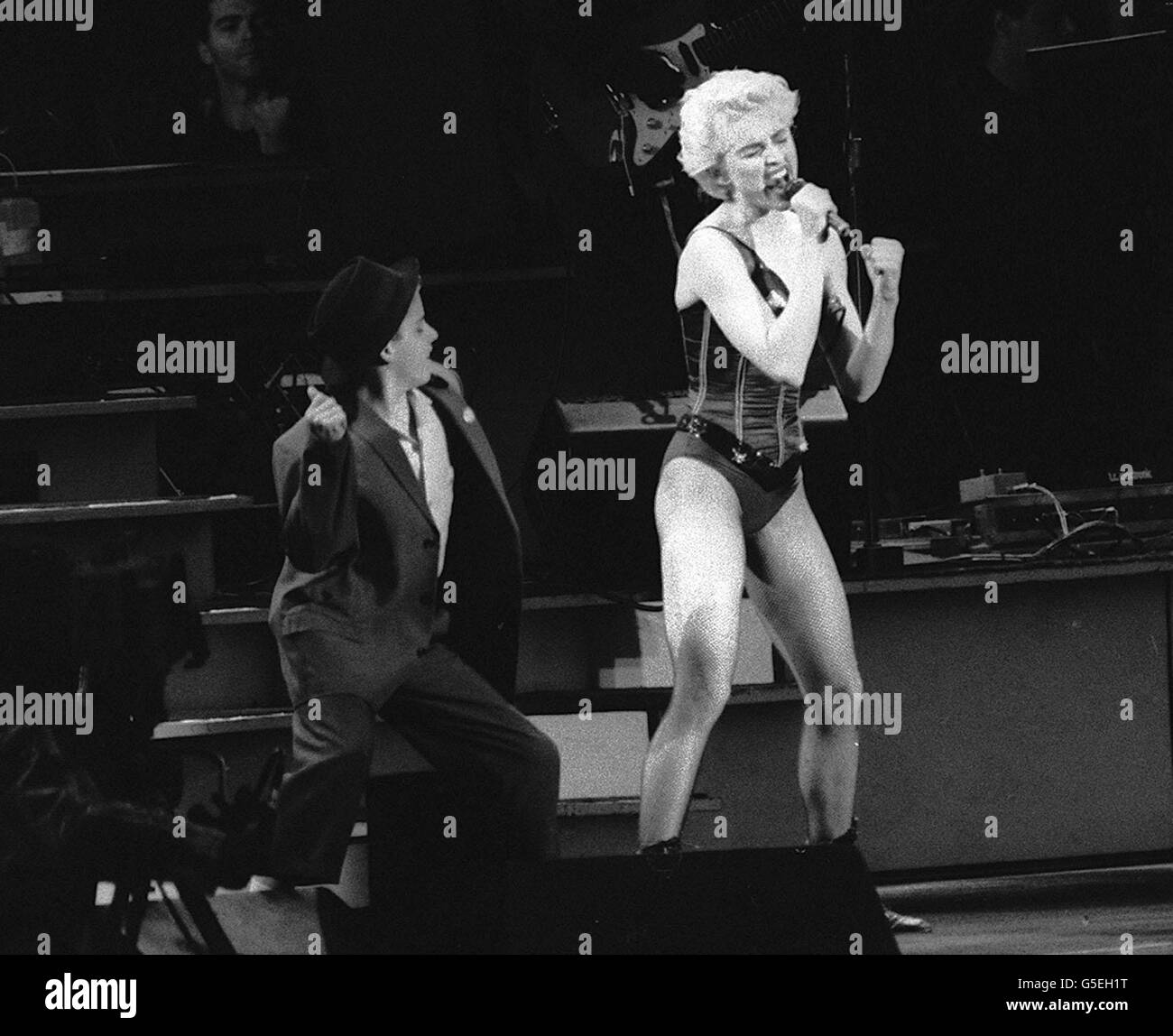 Madonna Leeds Concert Stock Photo